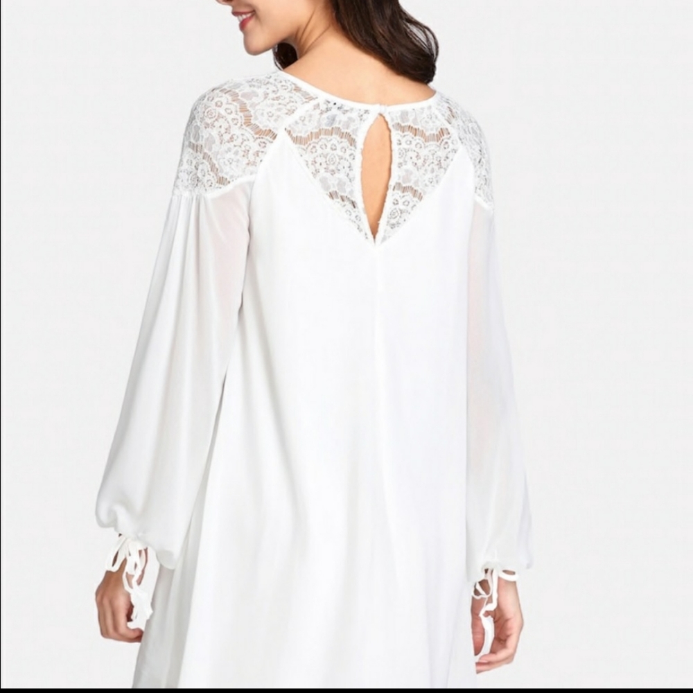 ♥️New BKMGC Lace bishop sleeve dress S/M